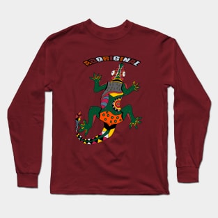 aboriginal lizard Long Sleeve T-Shirt